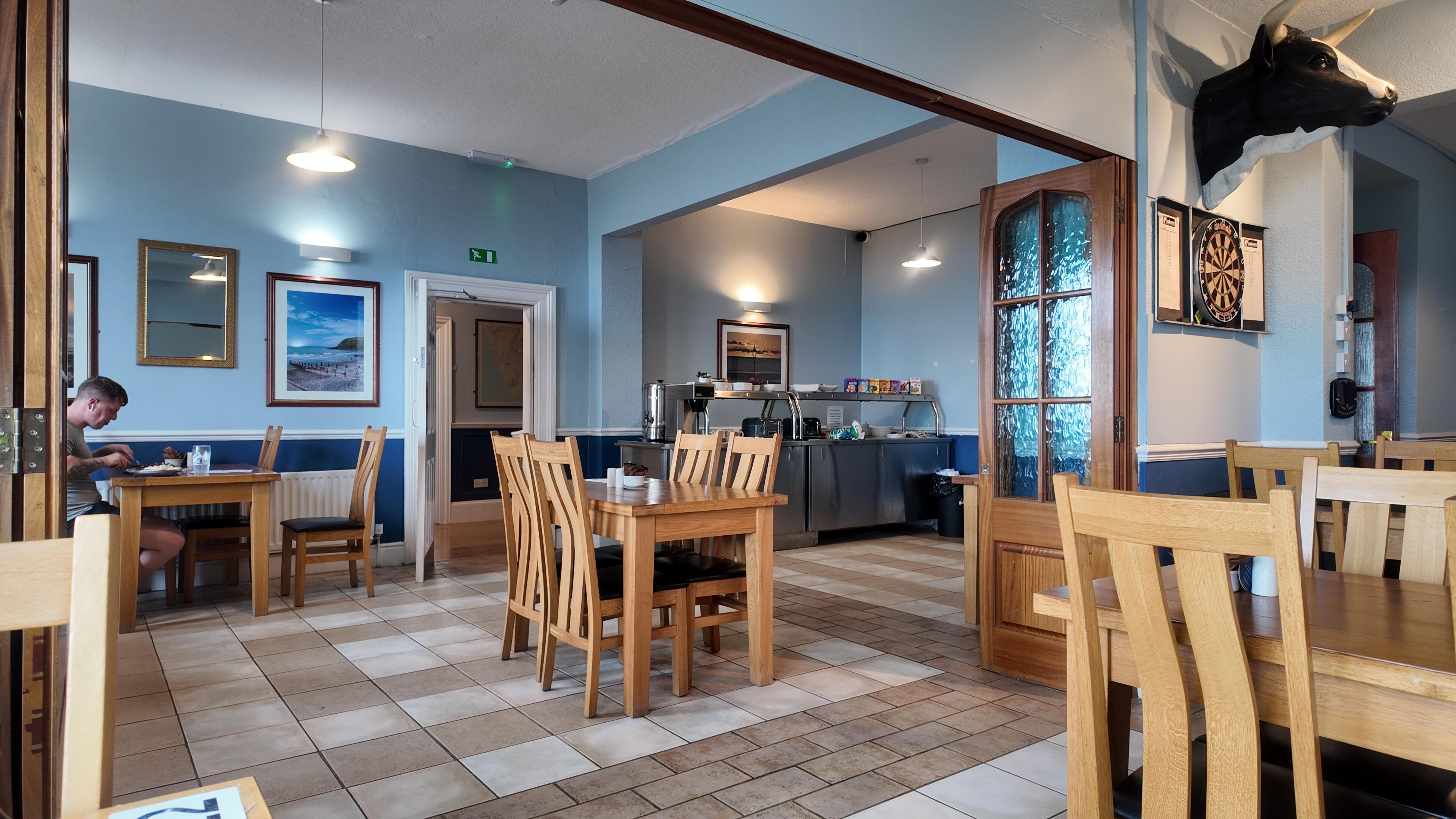 Dining room. Spacious & clean