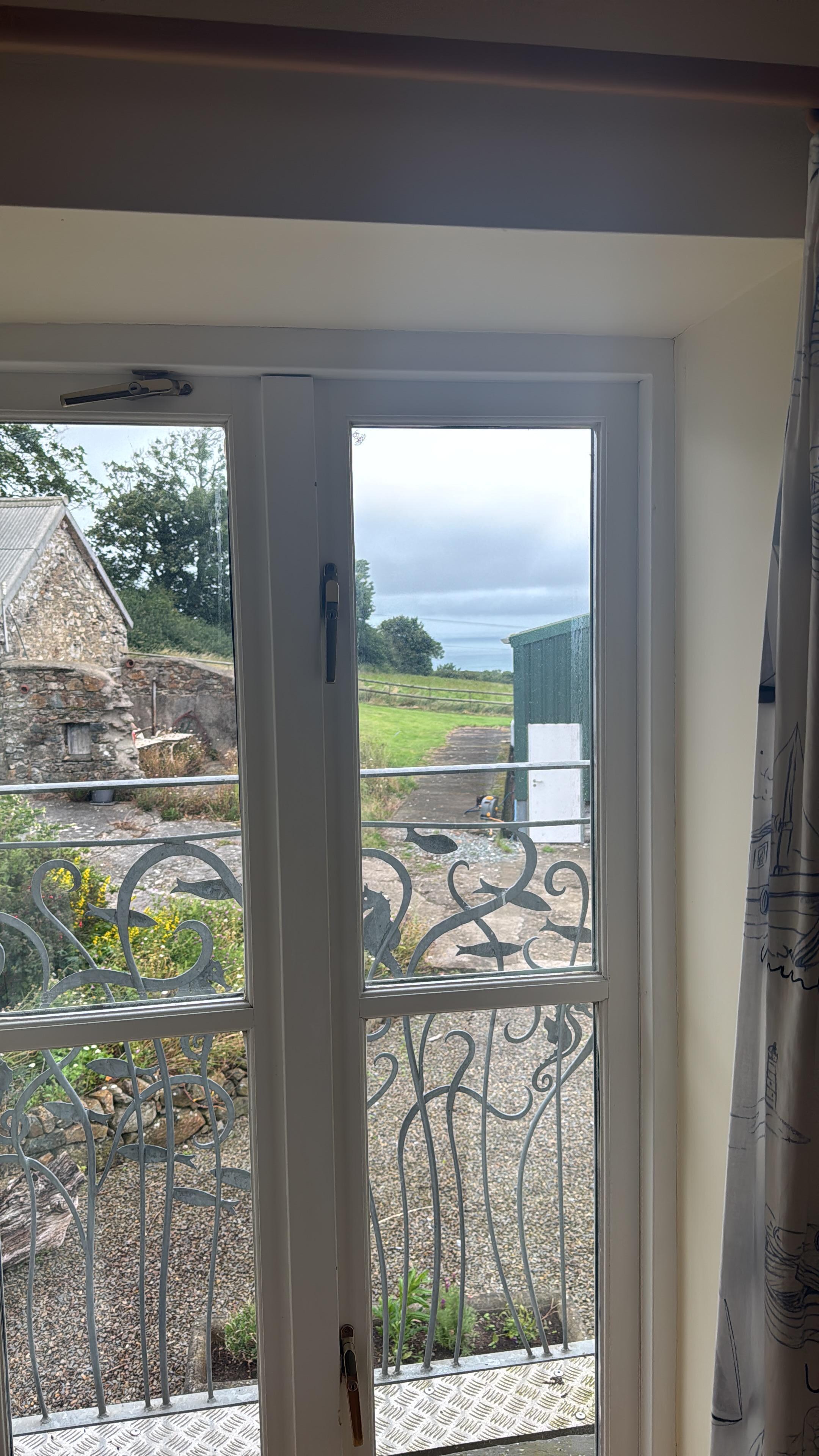 The sea view from the loft