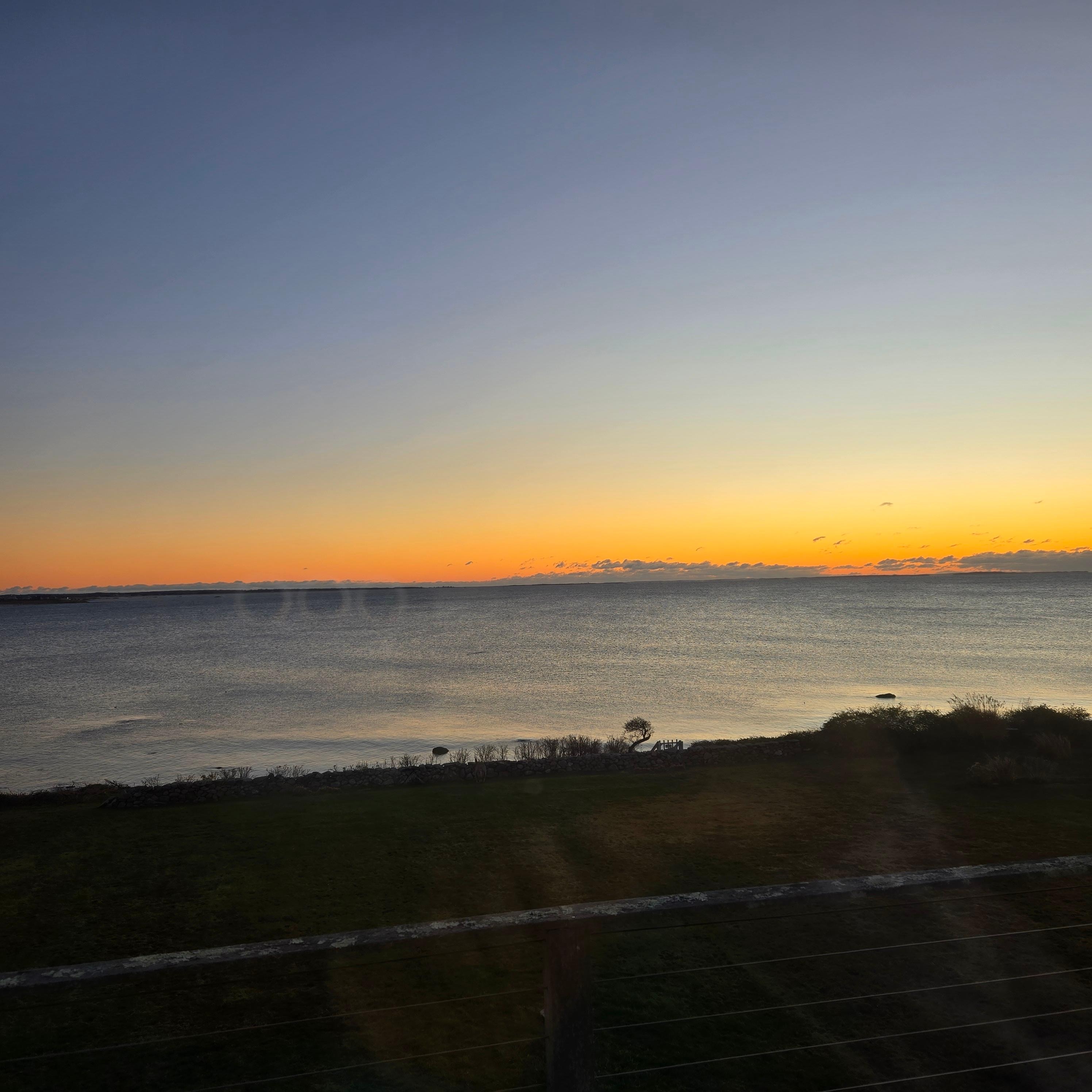 Ocean view from property.