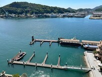 屋上から見える海側