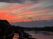 Sunset in the dining area of home. Gorgeous!!