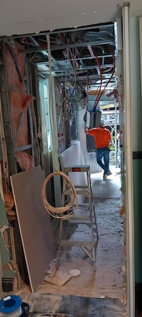 View from my room door