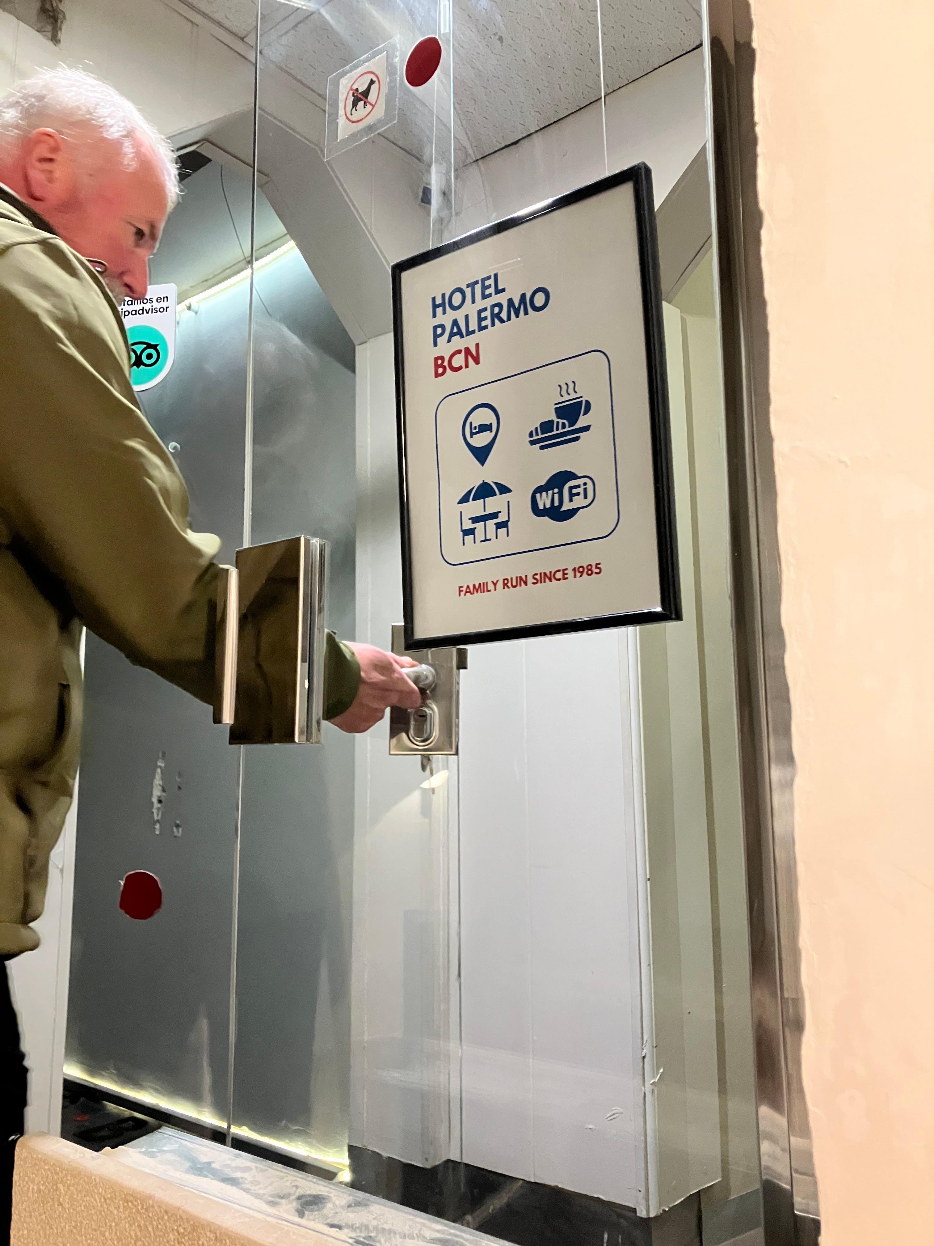 Three flights of stairs to reach reception. No elevator from street to reception for people with disabilities or need help with luggage 