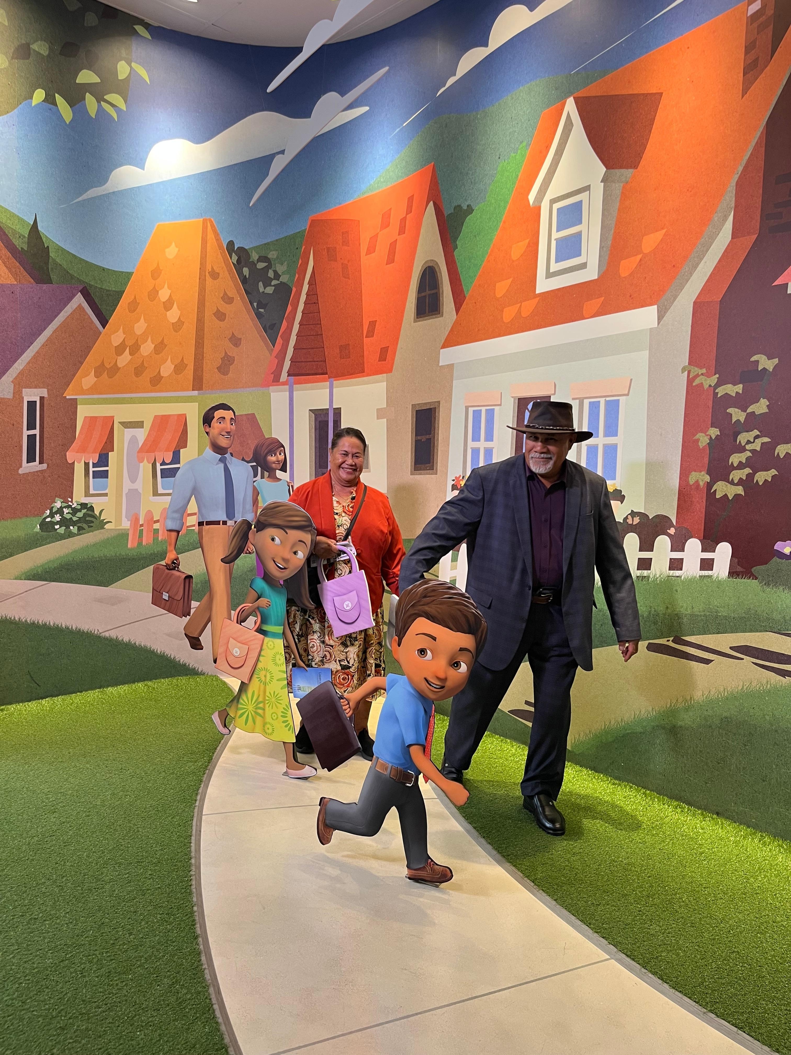 At our JW headquarters tour