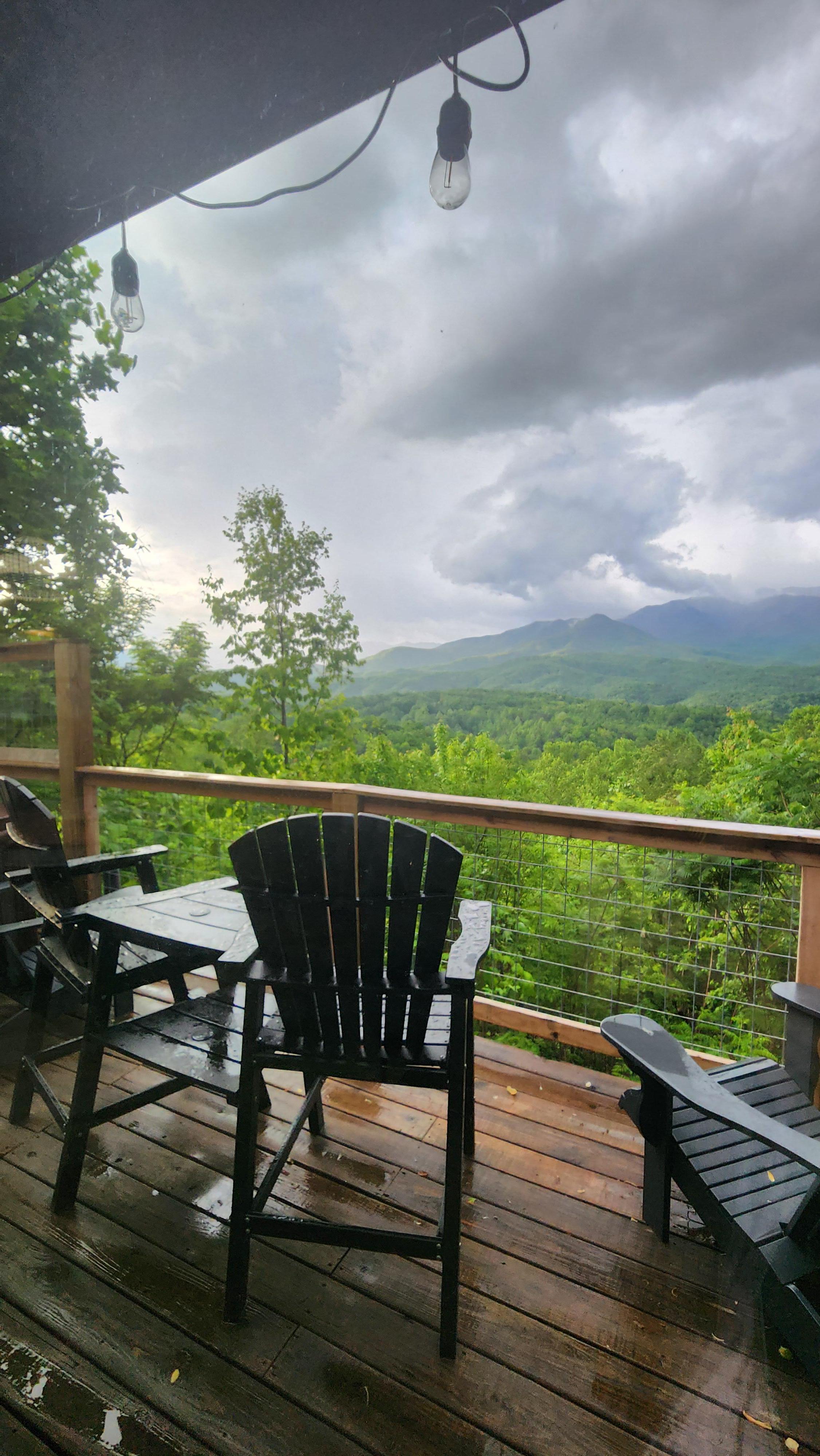 Storm rolling in.