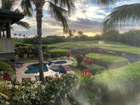 Looking out towards the green