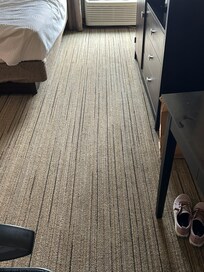 1960 filthy rug, had socks on and they were filthy in an hour or less
