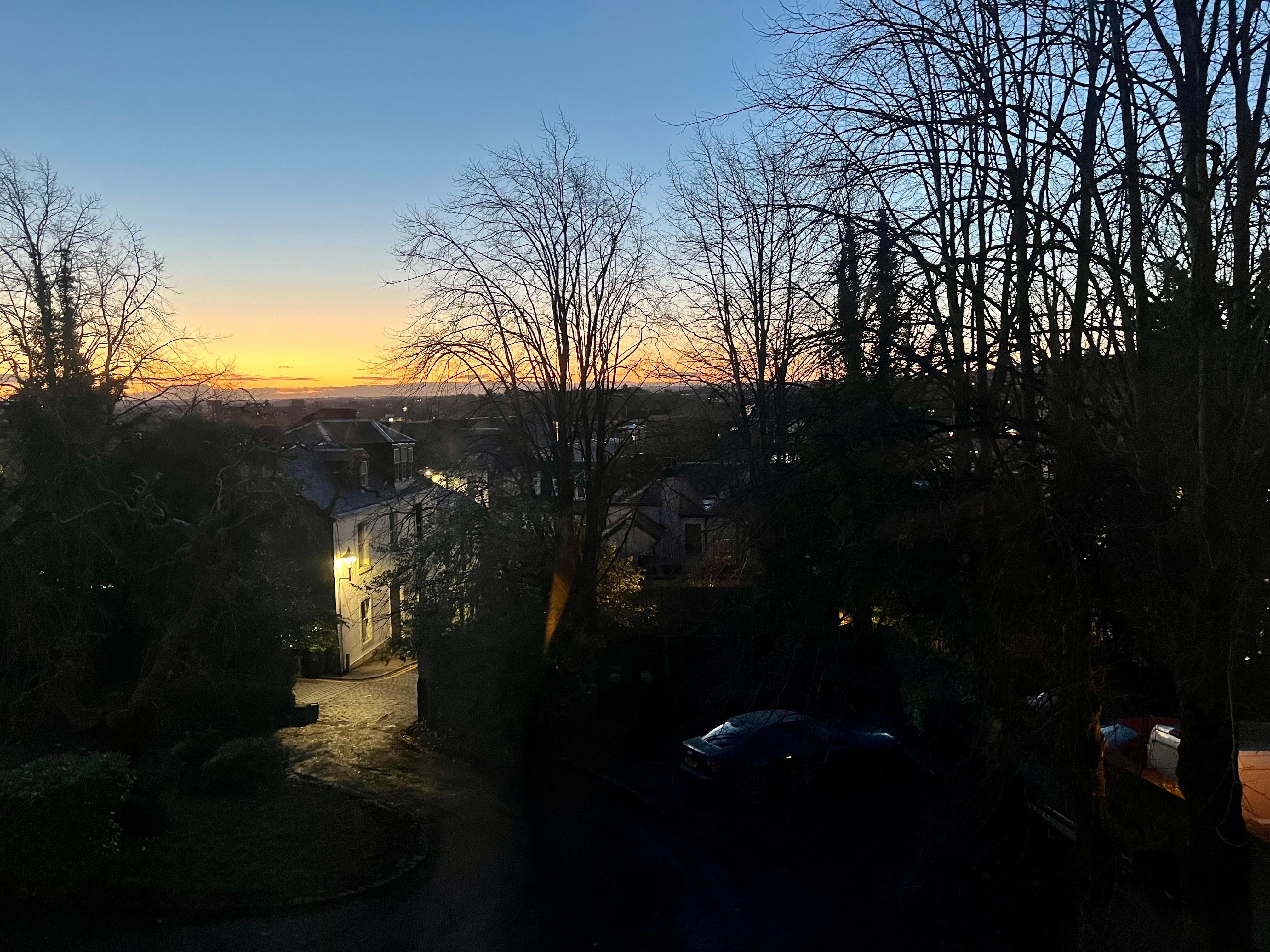 Pre dawn view from my room. 