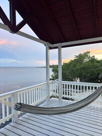 Sunset on the balcony