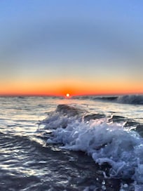 Sunset our first night.