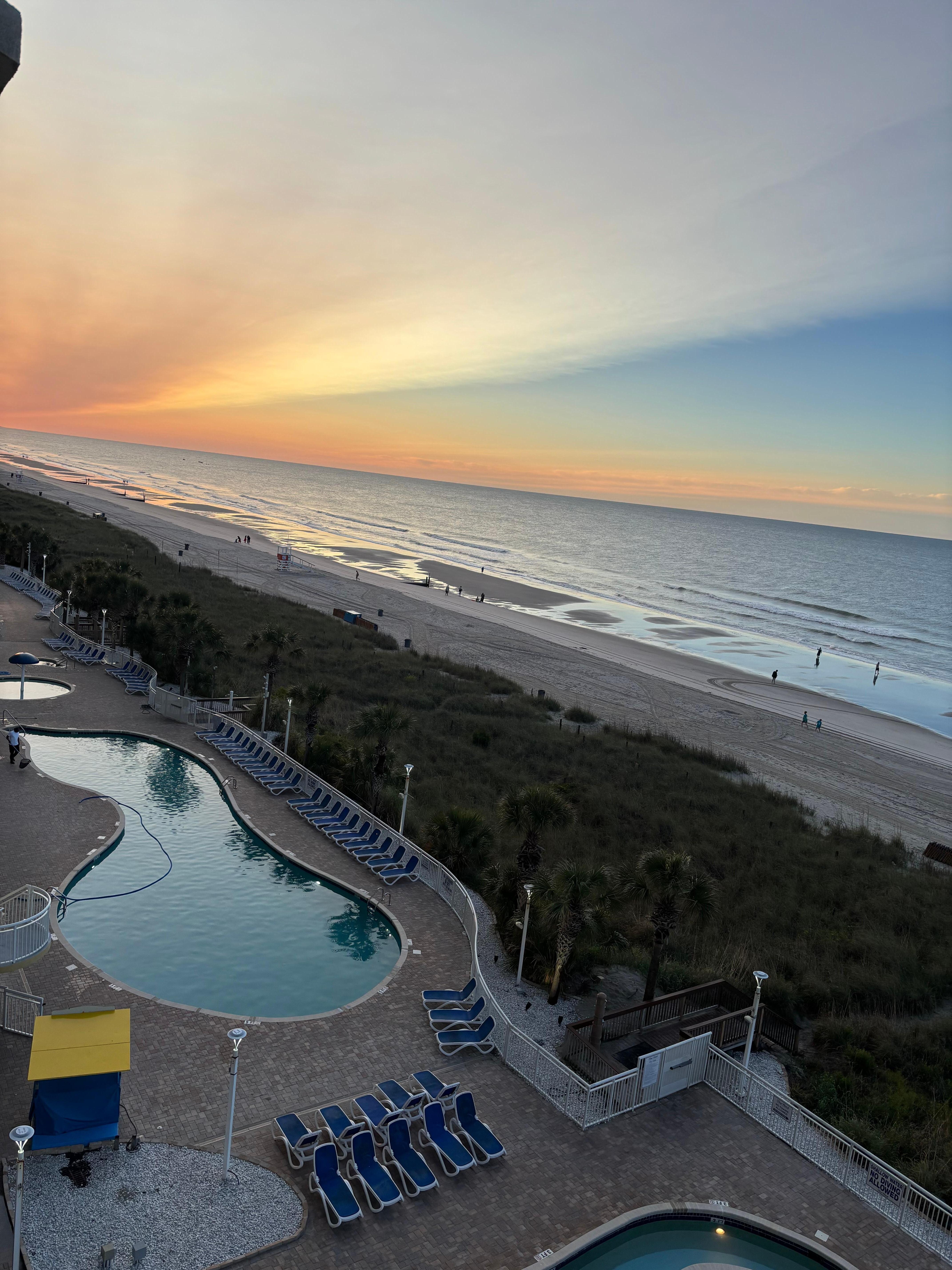 Beautiful sun rises on the beach, everyday!!