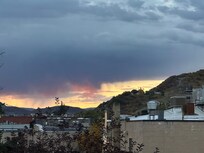 Sunset view from the balcony
