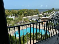 View from the balcony was terrific