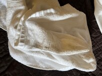 This was dirt that from the floor after rubbing towel across the floor