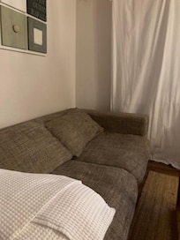 Die bequeme und gemütliche Couch