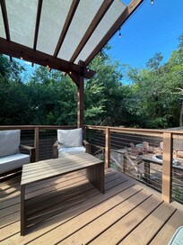 Back door deak is lovely calm and peaceful!