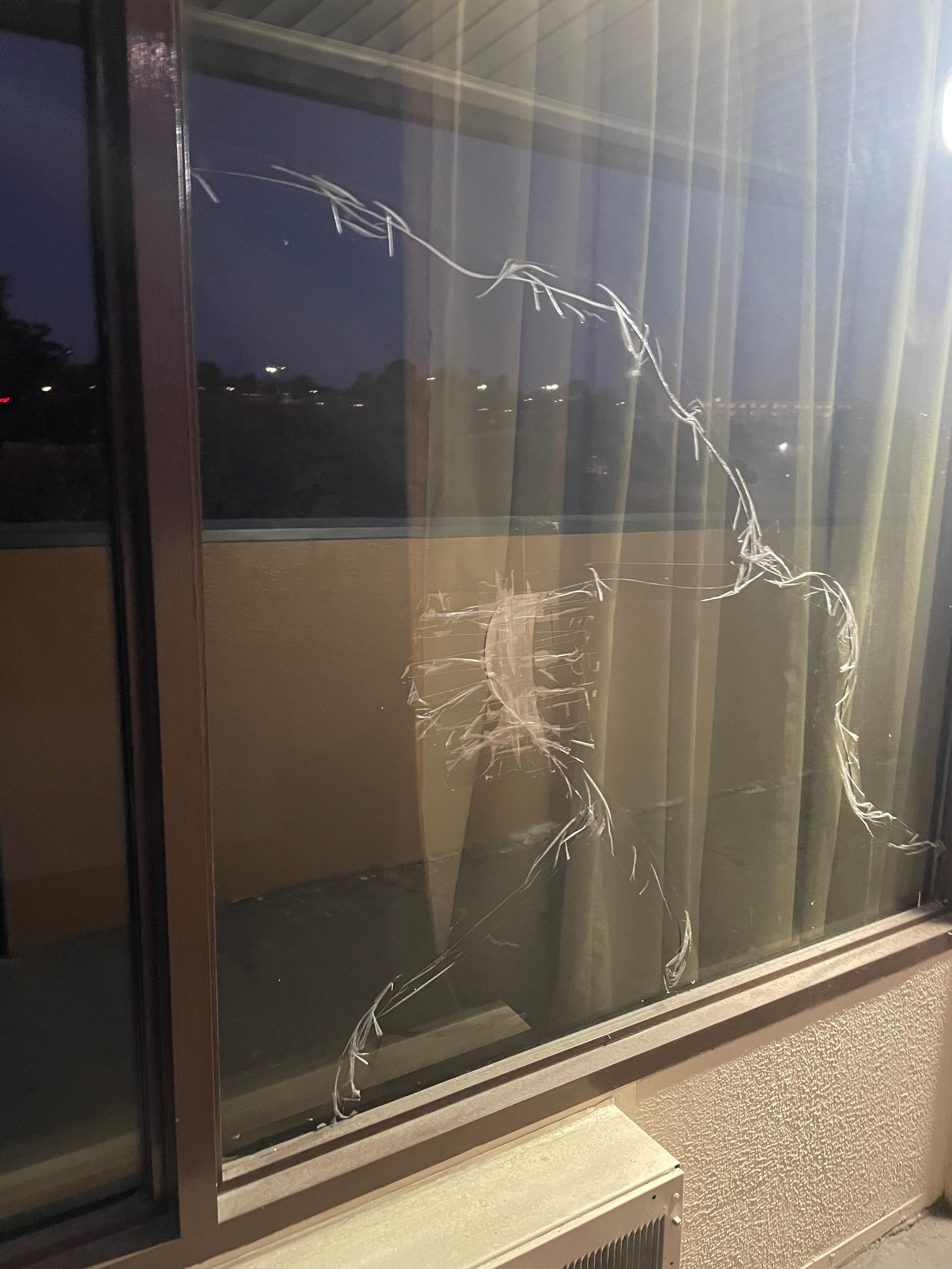 Broken window