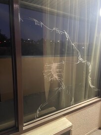 Broken window