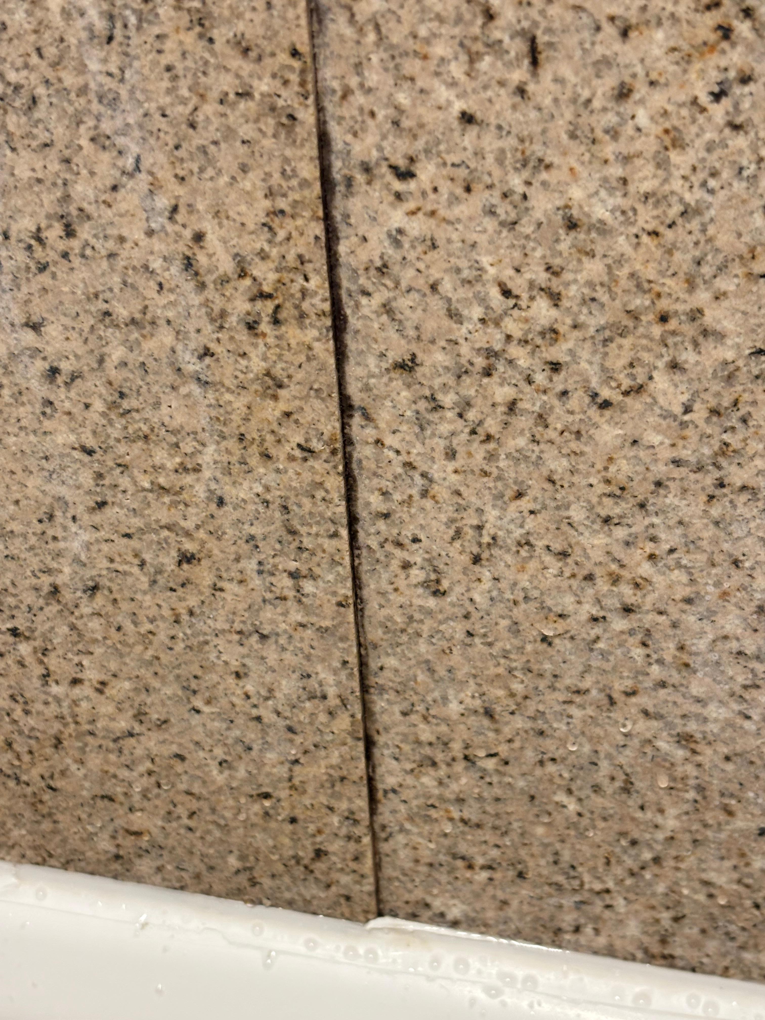 again mold around the bath tub and not even clean