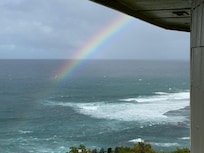 From the lanai
