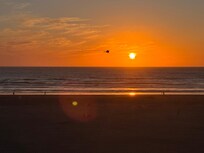 Sunset from balcony.