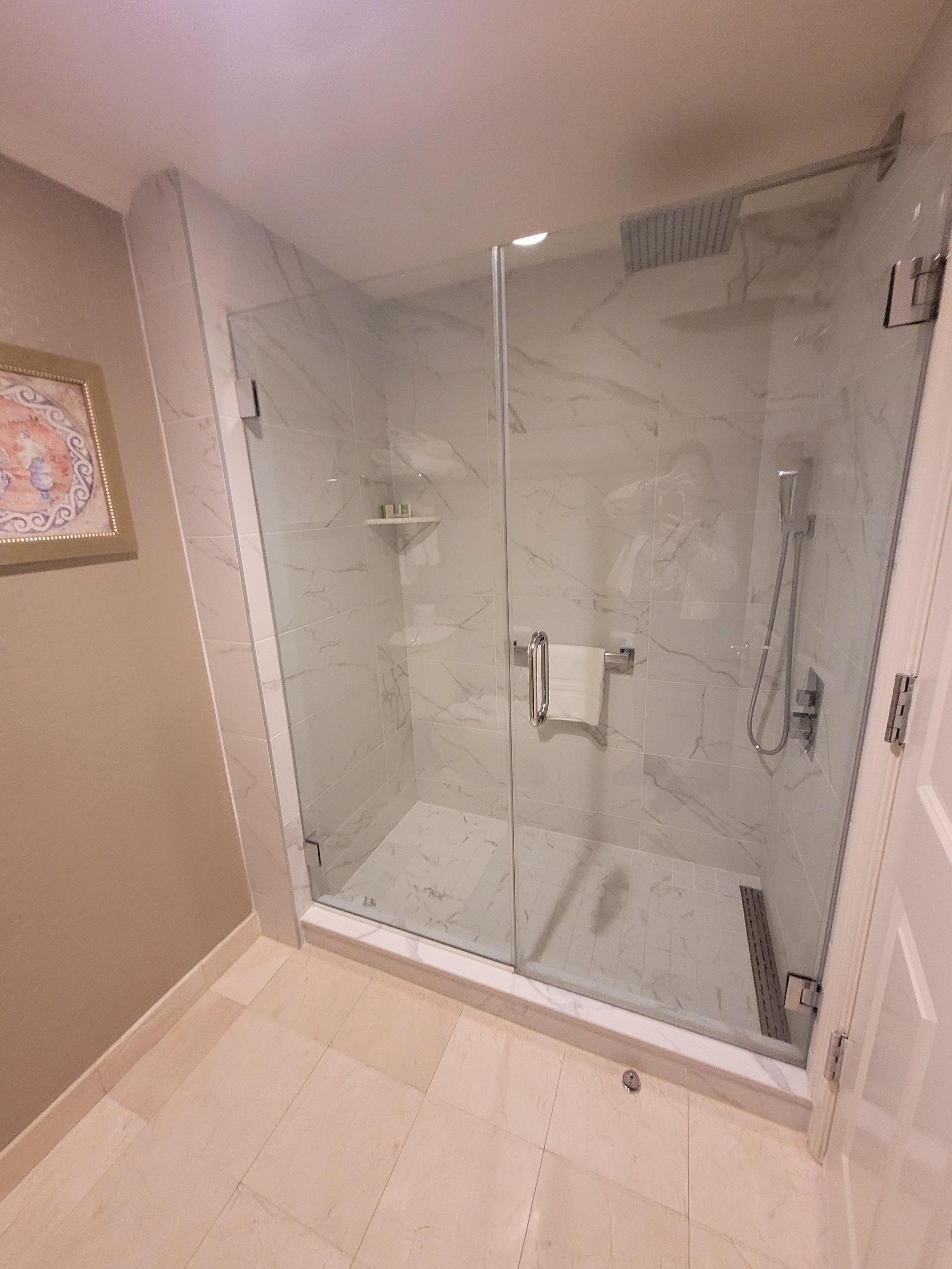 Large shower