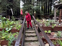 Along the river banks