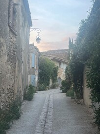 Walking up the hill - entrance on the left