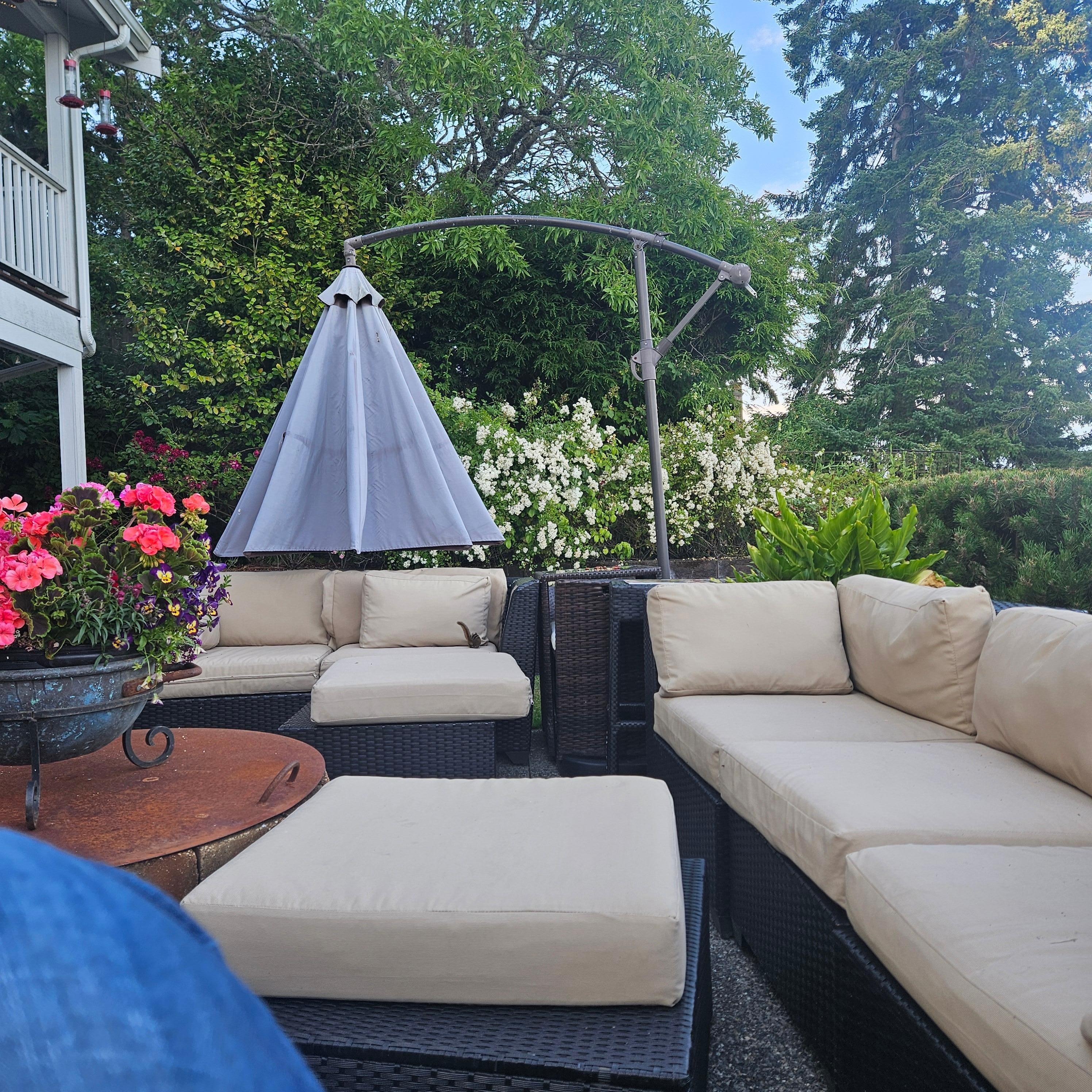 Outdoor seating area