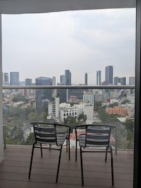 Amazing balcony views on a semi cloudy day