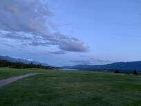 View walking from the Lodge to the Clubhouse