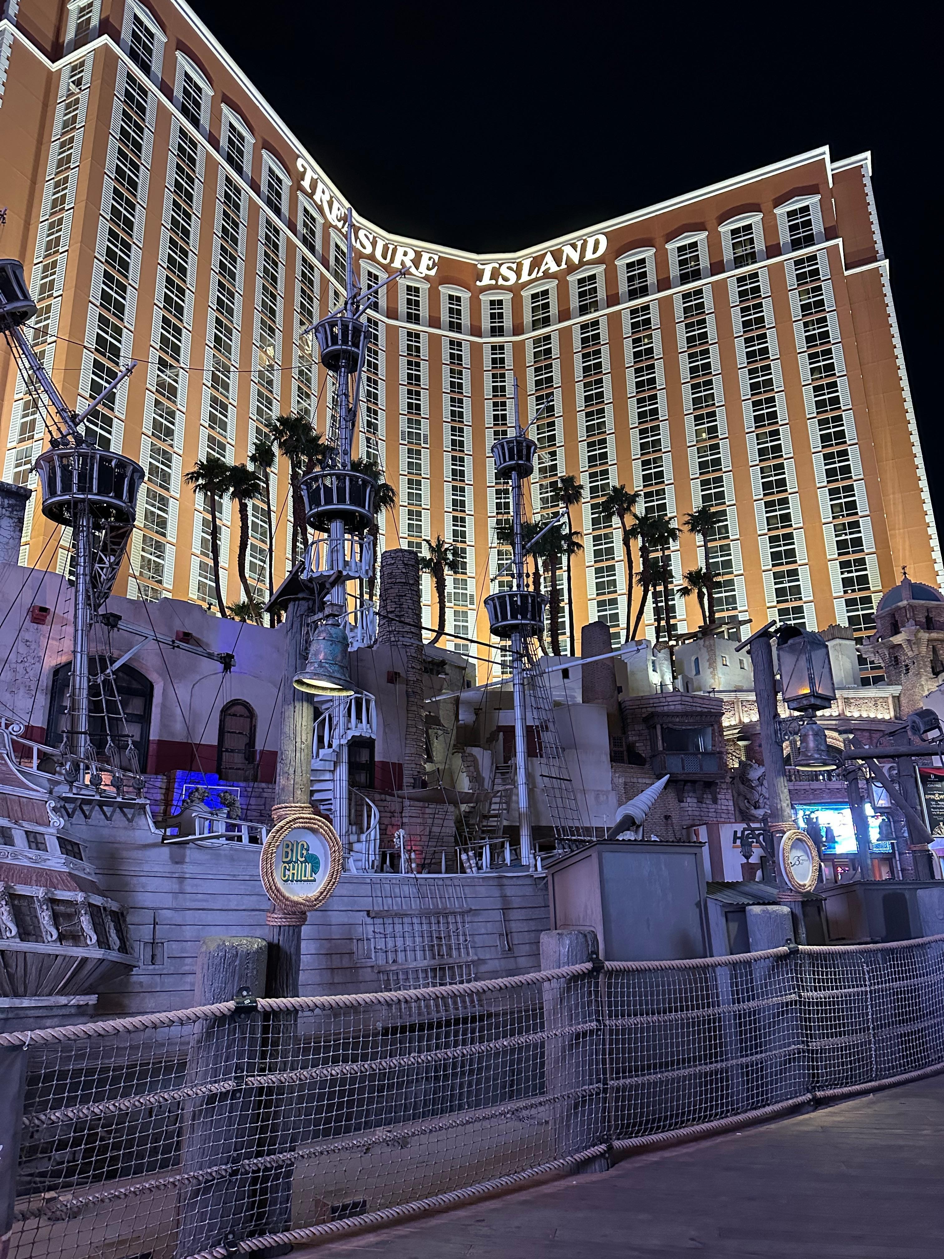Strip side of hotel