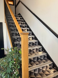 First flight of stairs