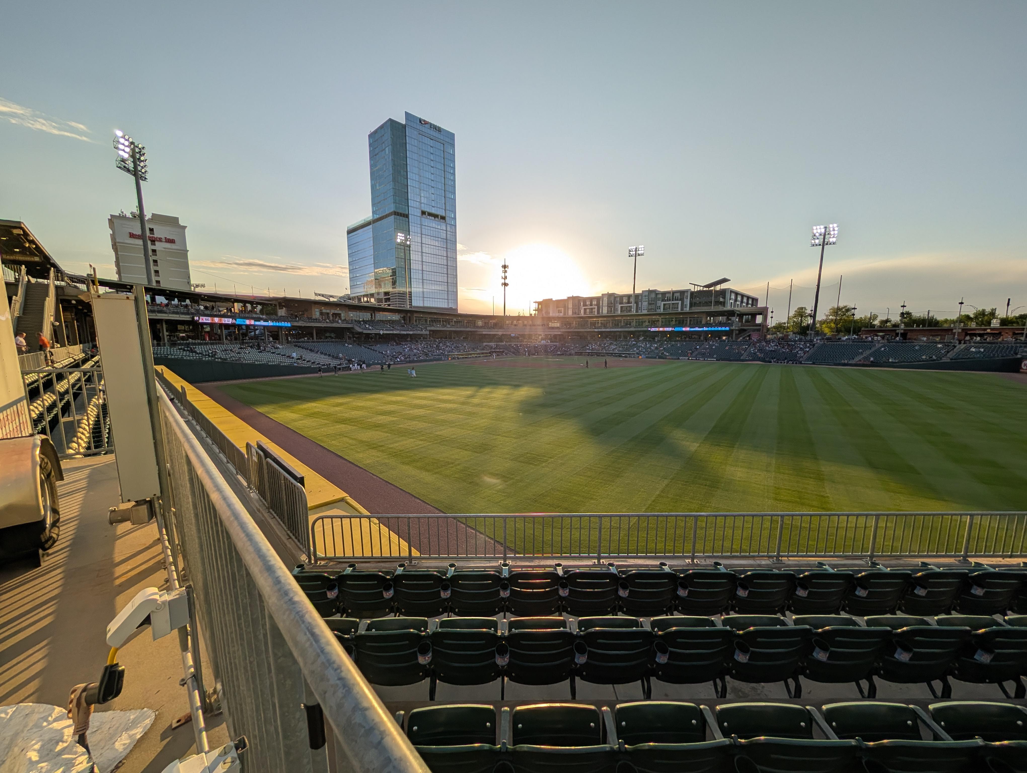 Easy walk to a beautiful ballpark.