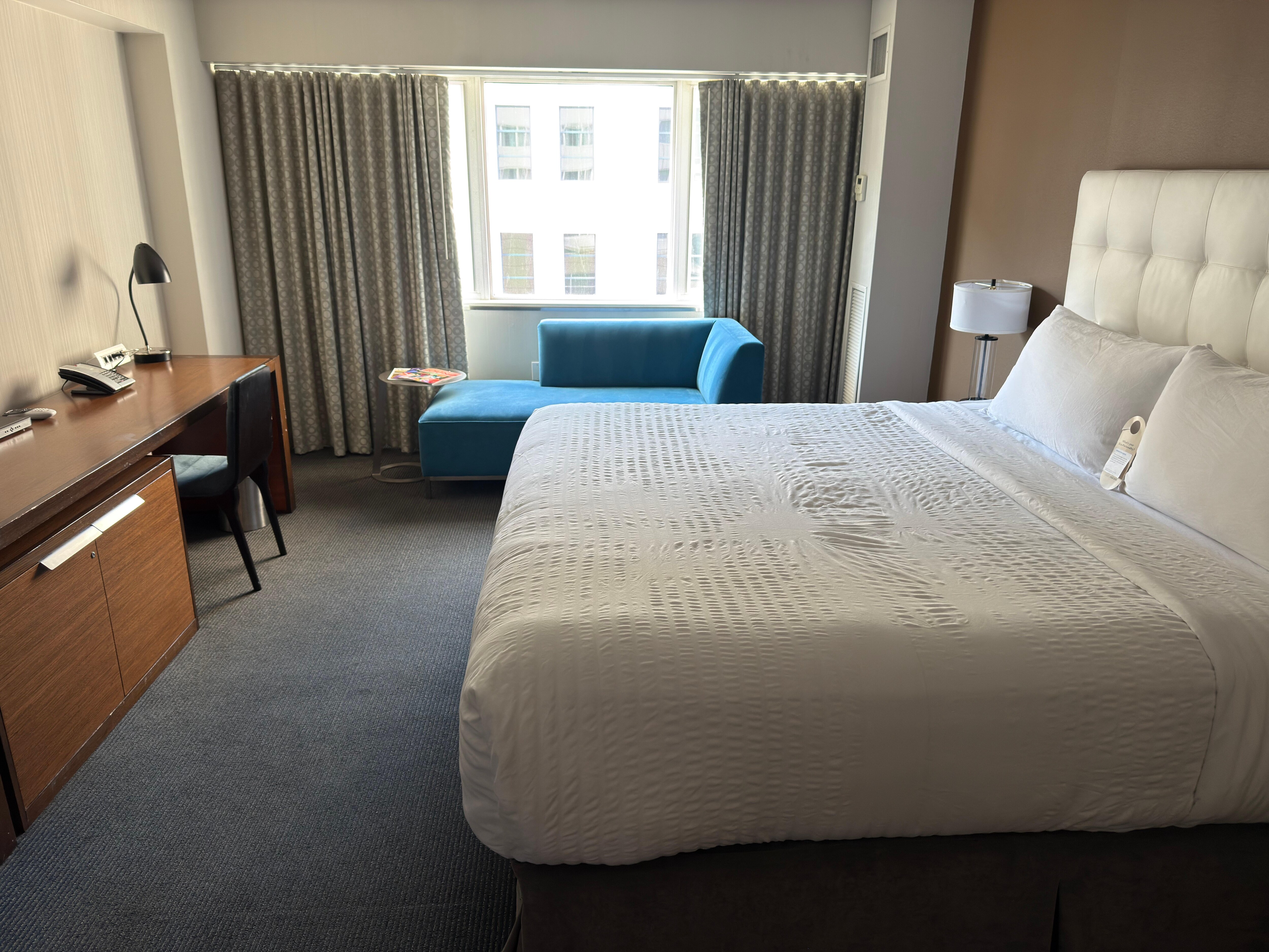 Bed looks comfortable