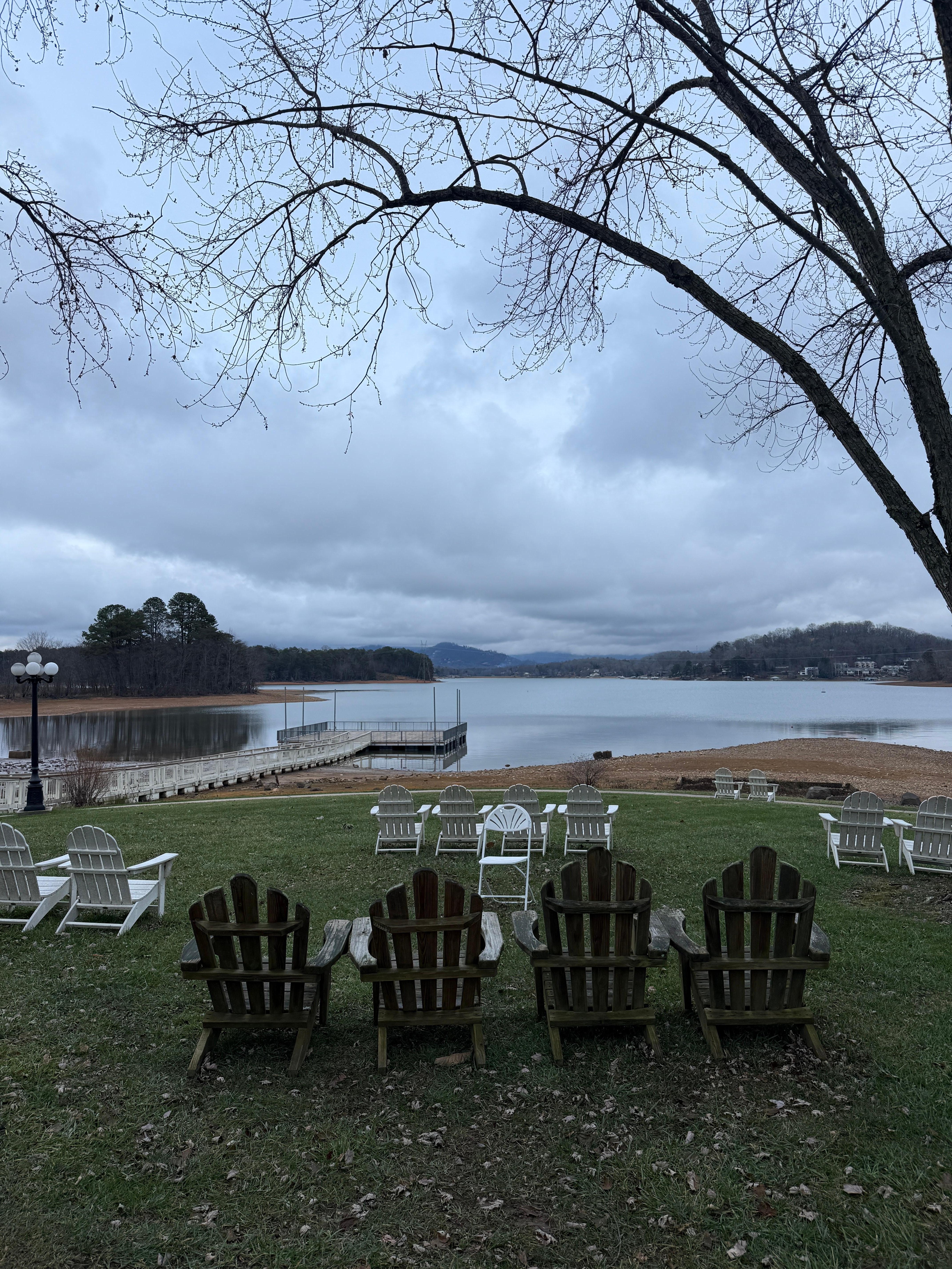 Cloudy but beautiful winter day 