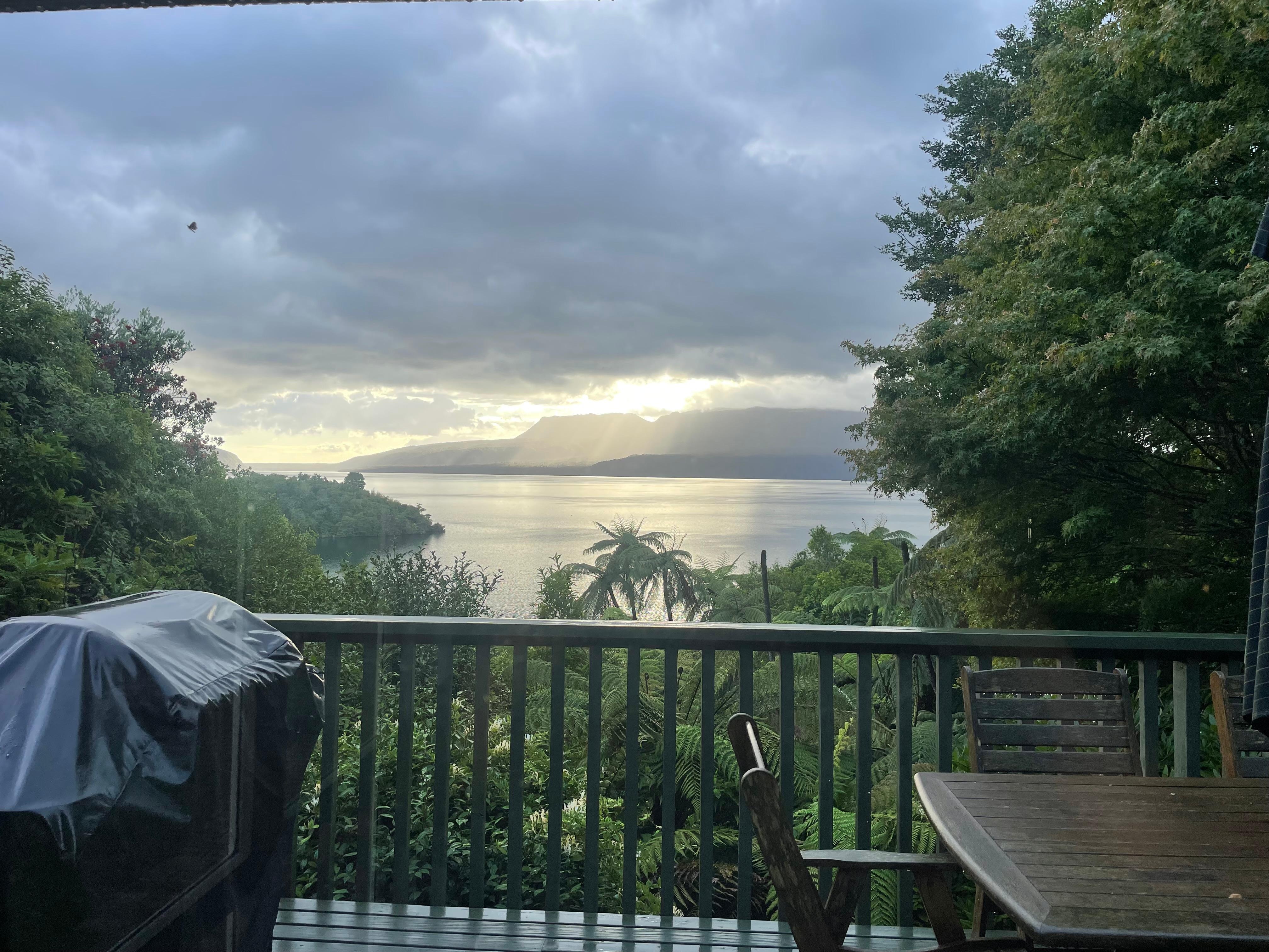 View from deck - early morning 