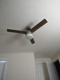 Broken pull chain
Had to stand on bed to turn light off