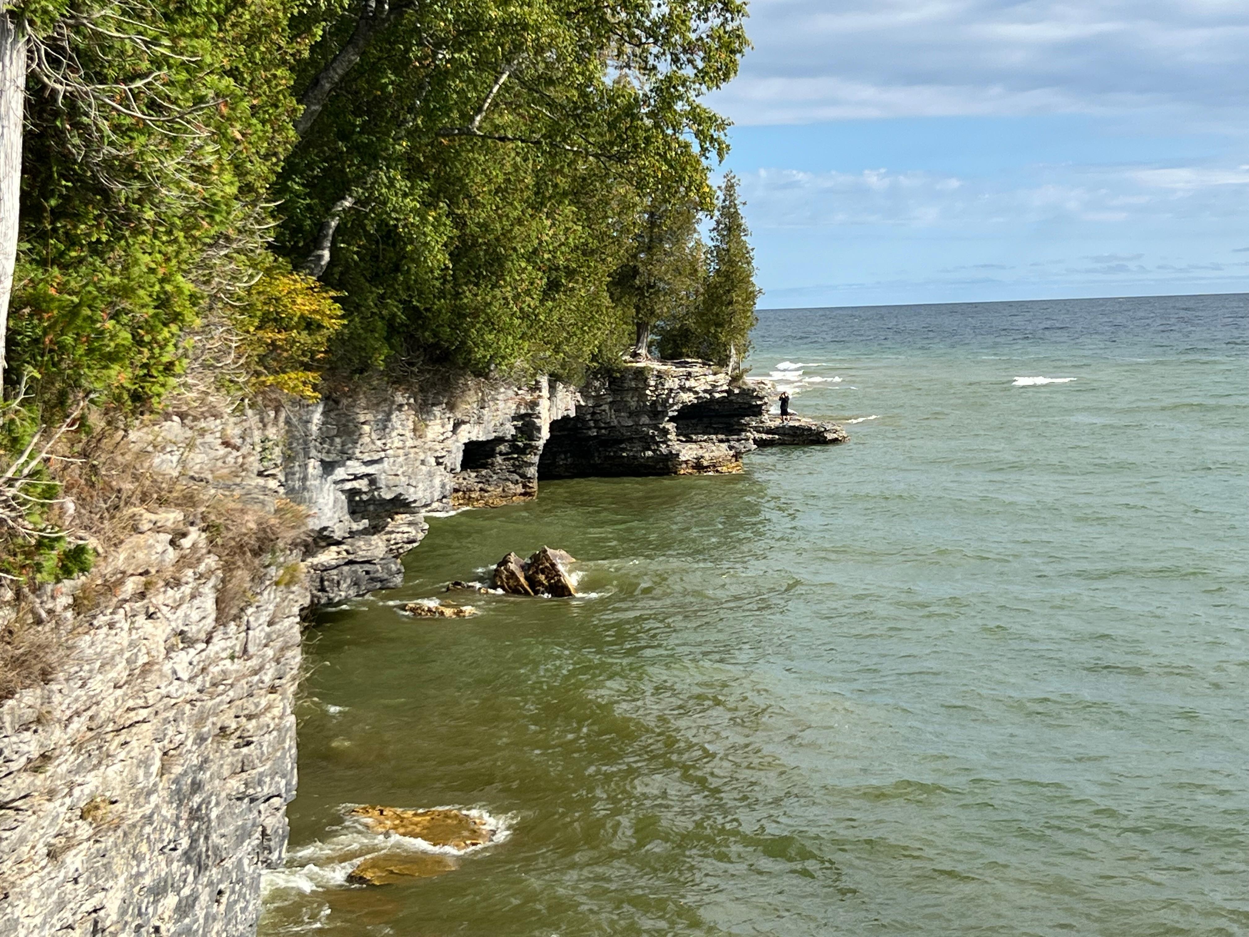 The scenery is spectacular 