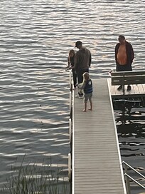 Fishing off the pier!