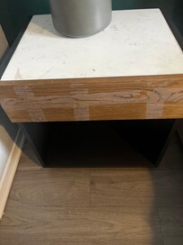 Nightstand in poor, beat up condition
