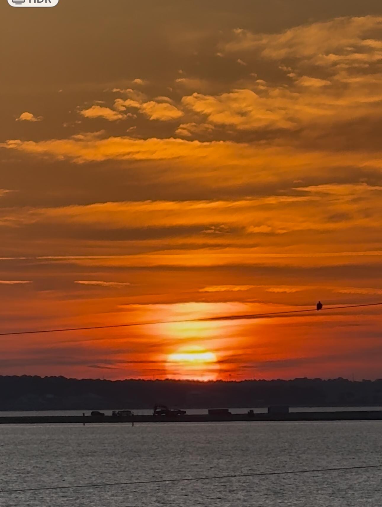 Sunrise from master balcony.  What a view!
