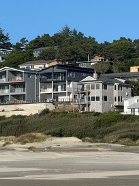 View from beach looking up to the house.