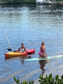 Kayaking and paddle board fun