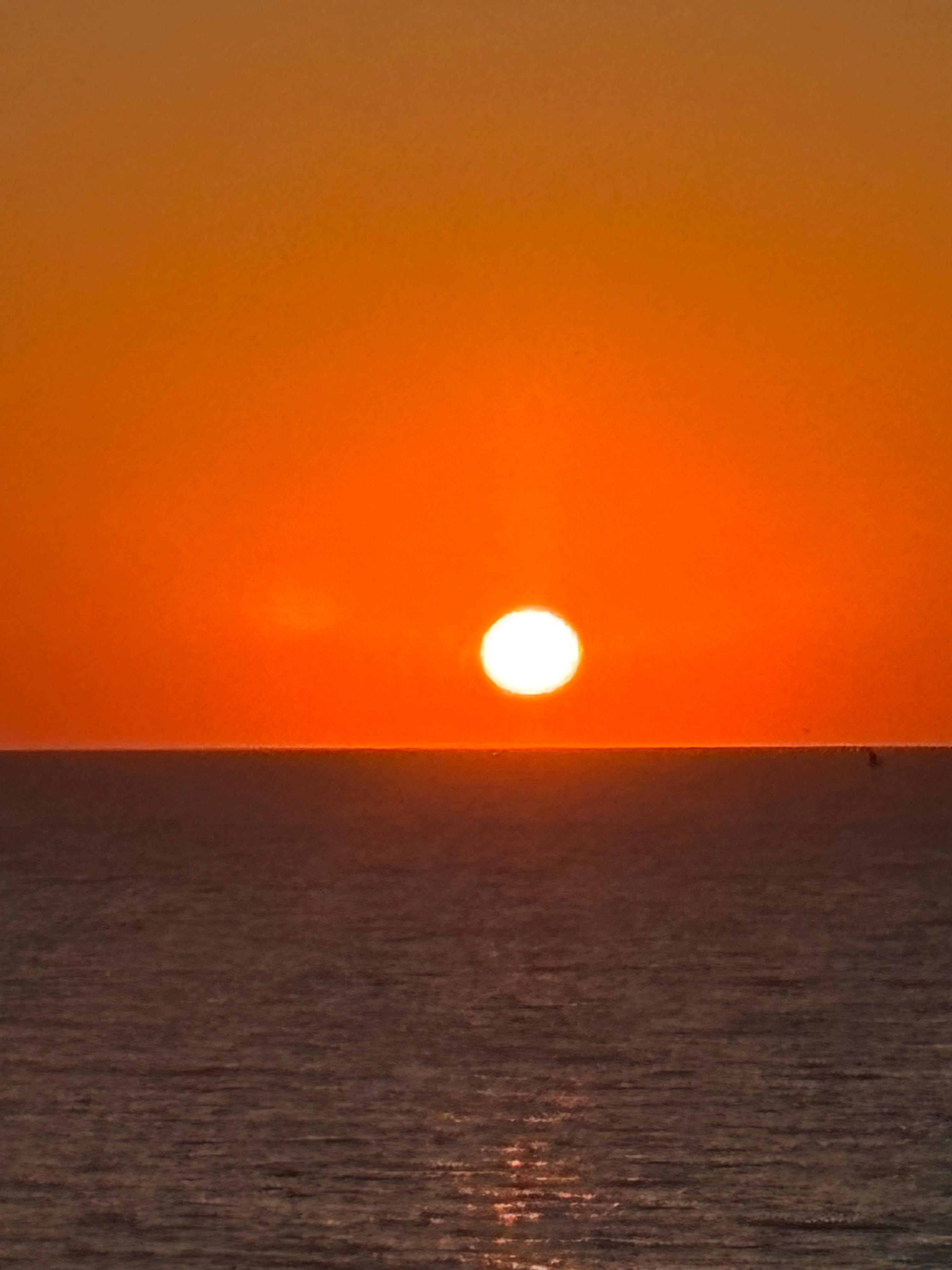 Stunning sunset views. 