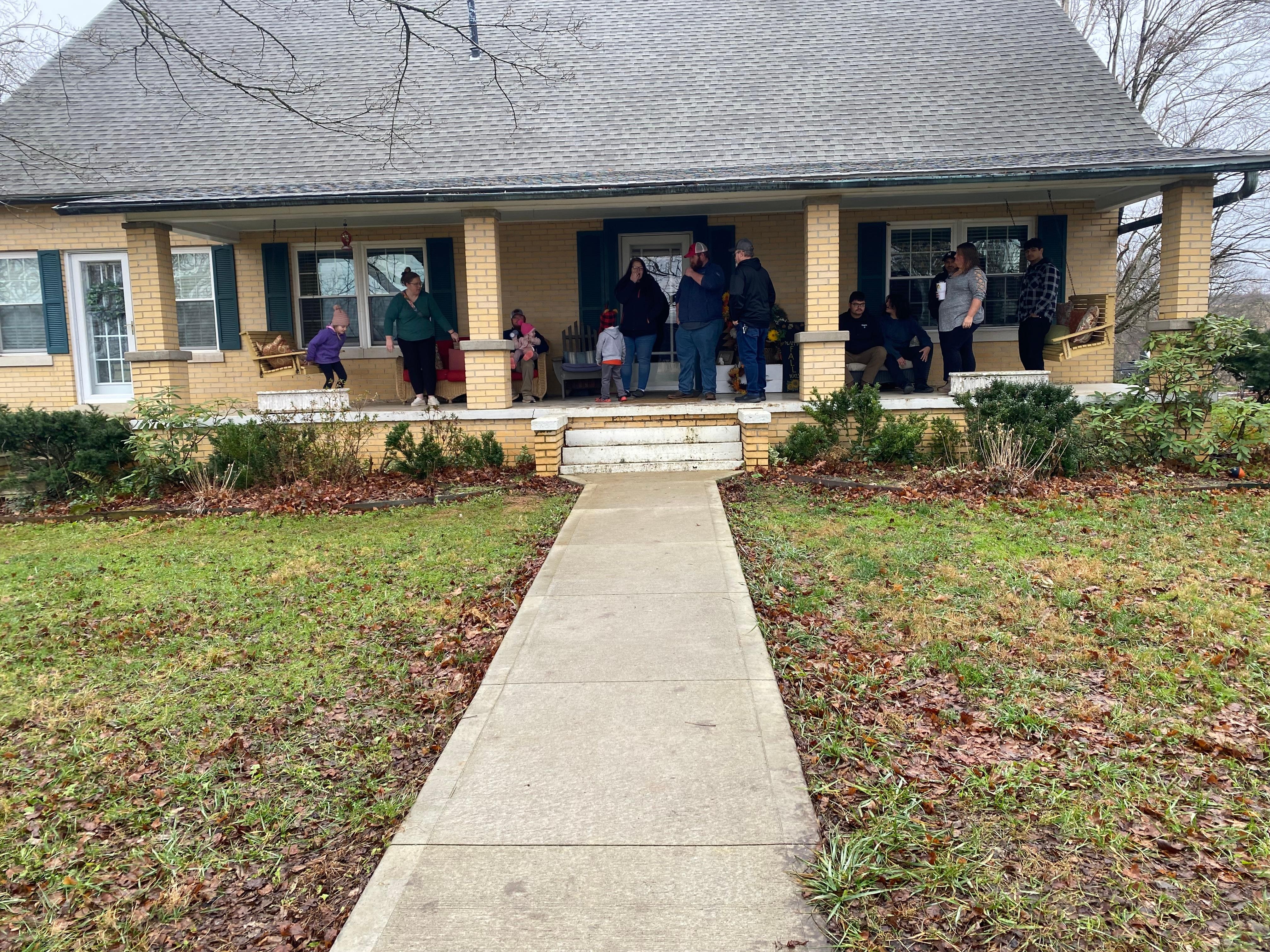 Front porch family time 