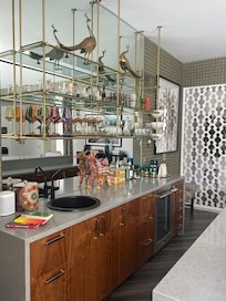 gorgeous and insanely well-equipped bar