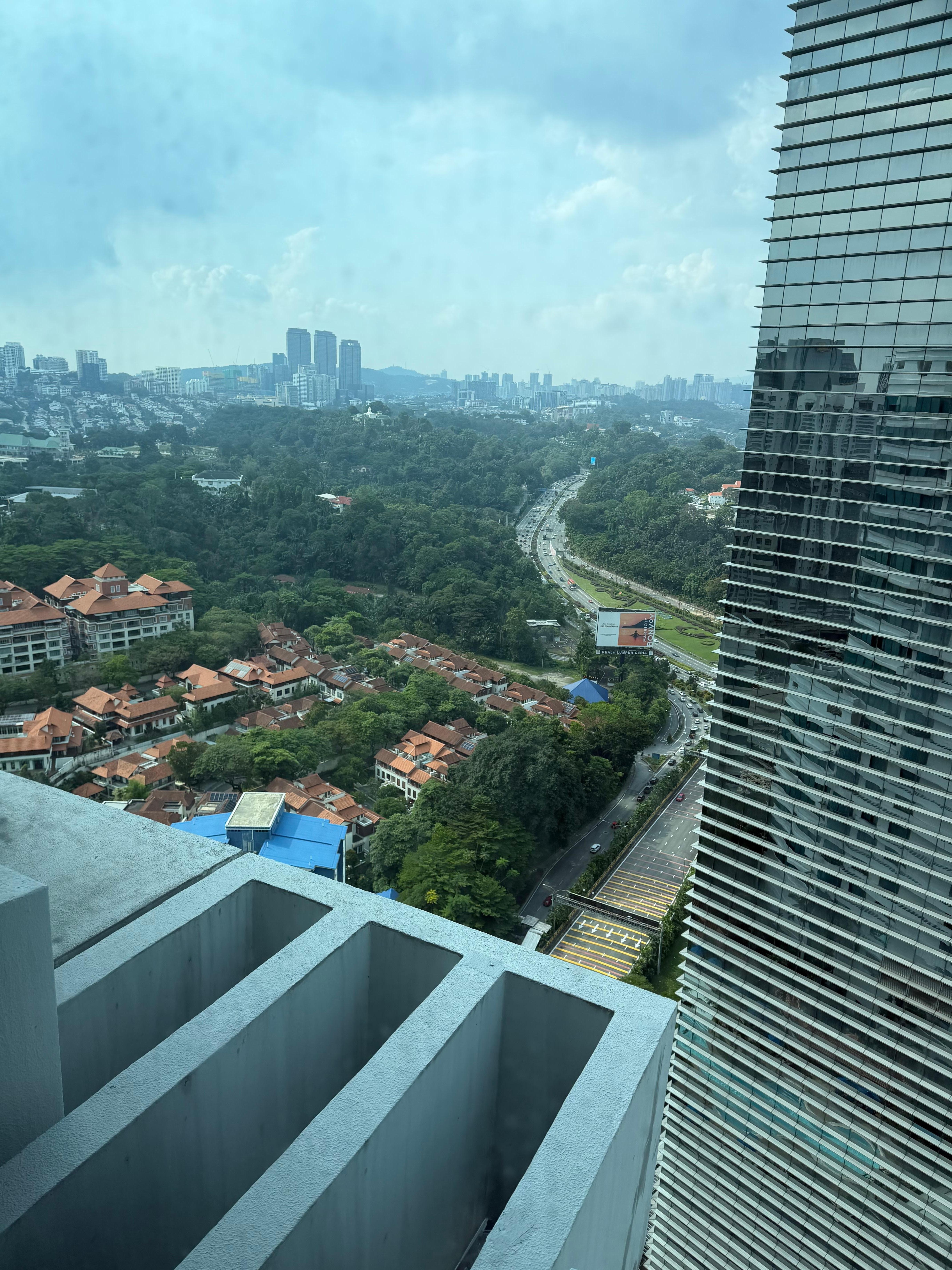 This photo does not do the view justice. It was magical especially at night. 