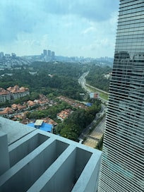 This photo does not do the view justice. It was magical especially at night.