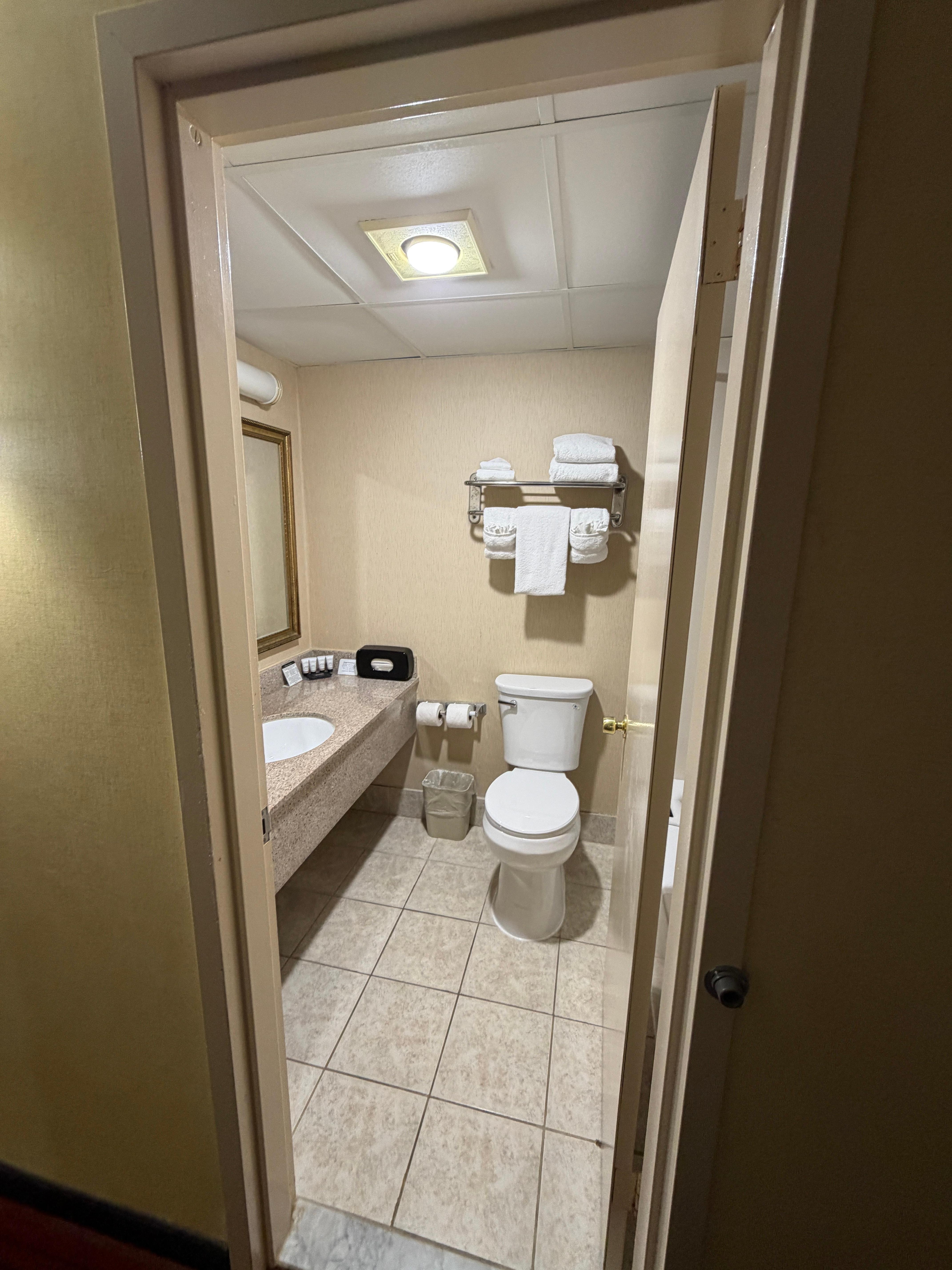 Bathroom was very clean 